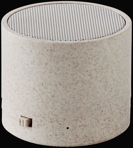 Mini Speaker Bluetooth in plastica paglia di grano