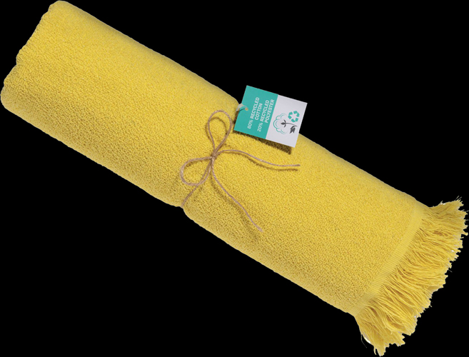 Telo Mare in cotone riciclato con lato in spugna