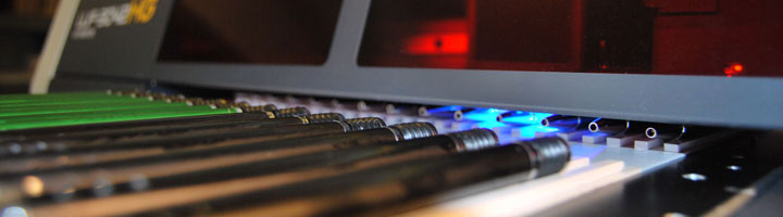 Stampa UV in quadricromia su penne